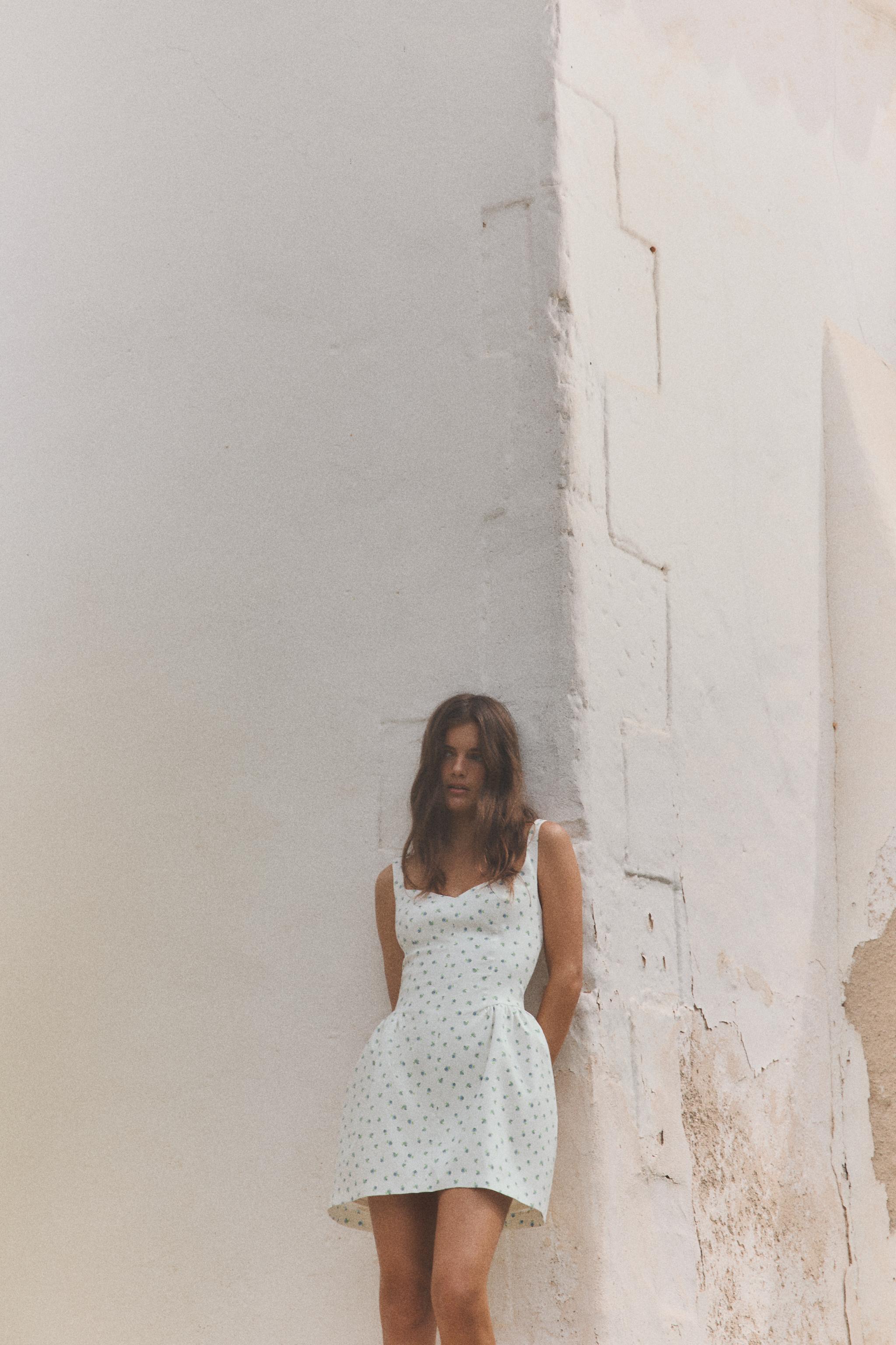 FLORAL PRINT VOLUME DRESS